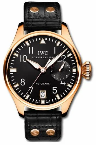 IWC Big Pilot Rose Gold / Black / Tourneau IW5004-08 (5004-08, IW500408)